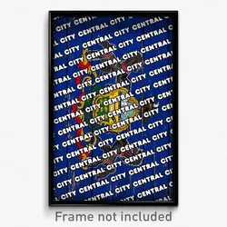 Central City Pennsylvania Poster (PA City Souvenir 11x17 Town Print)