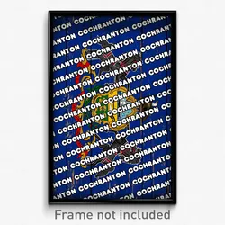 Cochranton Pennsylvania Poster (PA City Souvenir 11x17 Town Print)