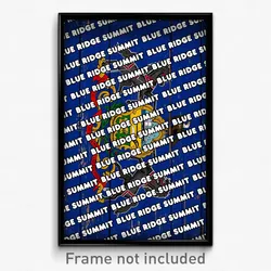 Blue Ridge Summit Pennsylvania Poster (PA City Souvenir 11x17 Town Print)