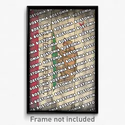 Bostonia California Poster (CA City Souvenir 11x17 Town Print)