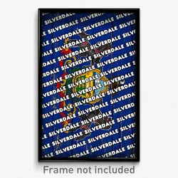 Silverdale Pennsylvania Poster (PA City Souvenir 11x17 Town Print)