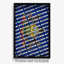 Rutledge Pennsylvania Poster (PA City Souvenir 11x17 Town Print)
