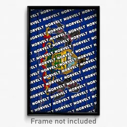 Norvelt Pennsylvania Poster (PA City Souvenir 11x17 Town Print)