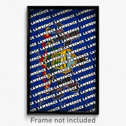 Lawrence Pennsylvania Poster (PA City Souvenir 11x17 Town Print)