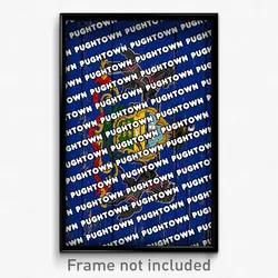 Pughtown Pennsylvania Poster (PA City Souvenir 11x17 Town Print)