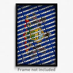 Farmington Pennsylvania Poster (PA City Souvenir 11x17 Town Print)