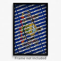 Hulmeville Pennsylvania Poster (PA City Souvenir 11x17 Town Print)