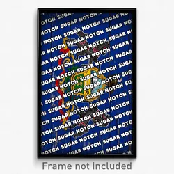 Sugar Notch Pennsylvania Poster (PA City Souvenir 11x17 Town Print)