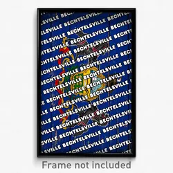 Bechtelsville Pennsylvania Poster (PA City Souvenir 11x17 Town Print)