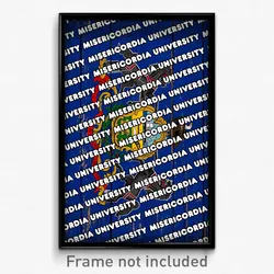 Misericordia University Pennsylvania Poster (PA City Souvenir 11x17 Town Print)