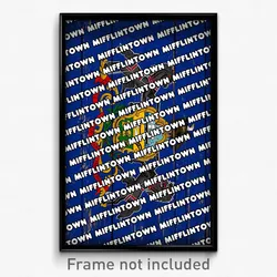 Mifflintown Pennsylvania Poster (PA City Souvenir 11x17 Town Print)
