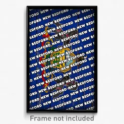 New Bedford Pennsylvania Poster (PA City Souvenir 11x17 Town Print)