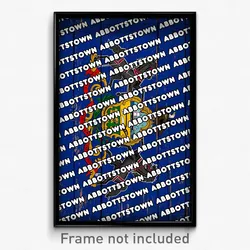 Abbottstown Pennsylvania Poster (PA City Souvenir 11x17 Town Print)