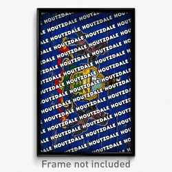 Houtzdale Pennsylvania Poster (PA City Souvenir 11x17 Town Print)