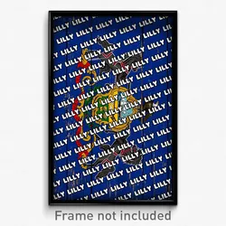 Lilly Pennsylvania Poster (PA City Souvenir 11x17 Town Print)