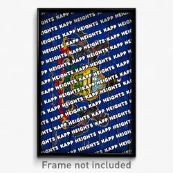 Kapp Heights Pennsylvania Poster (PA City Souvenir 11x17 Town Print)