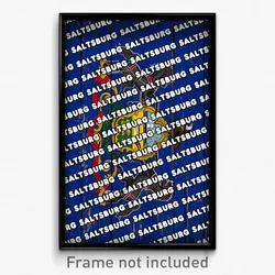 Saltsburg Pennsylvania Poster (PA City Souvenir 11x17 Town Print)