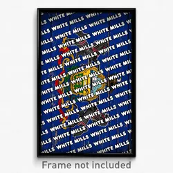 White Mills Pennsylvania Poster (PA City Souvenir 11x17 Town Print)
