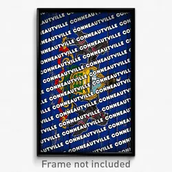 Conneautville Pennsylvania Poster (PA City Souvenir 11x17 Town Print)