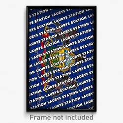 Laurys Station Pennsylvania Poster (PA City Souvenir 11x17 Town Print)