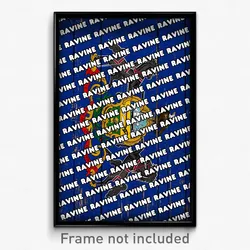 Ravine Pennsylvania Poster (PA City Souvenir 11x17 Town Print)