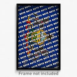 Rote Pennsylvania Poster (PA City Souvenir 11x17 Town Print)