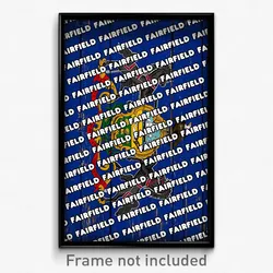 Fairfield Pennsylvania Poster (PA City Souvenir 11x17 Town Print)