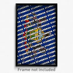 Starbrick Pennsylvania Poster (PA City Souvenir 11x17 Town Print)