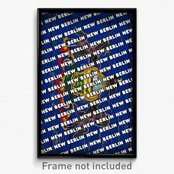 New Berlin Pennsylvania Poster (PA City Souvenir 11x17 Town Print)