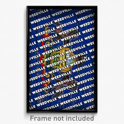 Weedville Pennsylvania Poster (PA City Souvenir 11x17 Town Print)