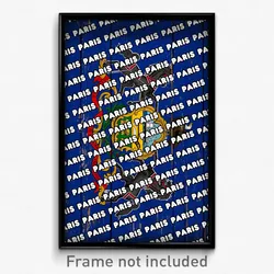 Paris Pennsylvania Poster (PA City Souvenir 11x17 Town Print)