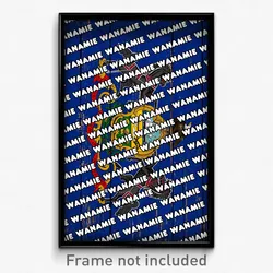 Wanamie Pennsylvania Poster (PA City Souvenir 11x17 Town Print)