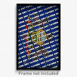 Dry Tavern Pennsylvania Poster (PA City Souvenir 11x17 Town Print)
