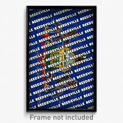 Reedsville Pennsylvania Poster (PA City Souvenir 11x17 Town Print)