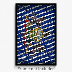 Thompsontown Pennsylvania Poster (PA City Souvenir 11x17 Town Print)