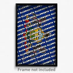 Ellsworth Pennsylvania Poster (PA City Souvenir 11x17 Town Print)