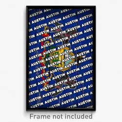 Austin Pennsylvania Poster (PA City Souvenir 11x17 Town Print)