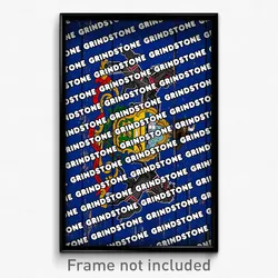 Grindstone Pennsylvania Poster (PA City Souvenir 11x17 Town Print)