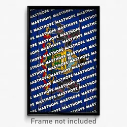 Masthope Pennsylvania Poster (PA City Souvenir 11x17 Town Print)