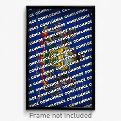 Confluence Pennsylvania Poster (PA City Souvenir 11x17 Town Print)