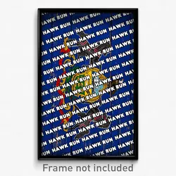Hawk Run Pennsylvania Poster (PA City Souvenir 11x17 Town Print)