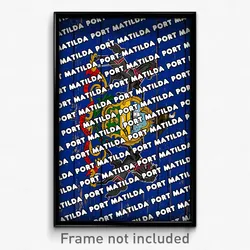 Port Matilda Pennsylvania Poster (PA City Souvenir 11x17 Town Print)