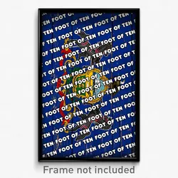 Foot of Ten Pennsylvania Poster (PA City Souvenir 11x17 Town Print)