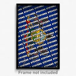 Stevens Pennsylvania Poster (PA City Souvenir 11x17 Town Print)