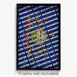 East Rochester Pennsylvania Poster (PA City Souvenir 11x17 Town Print)