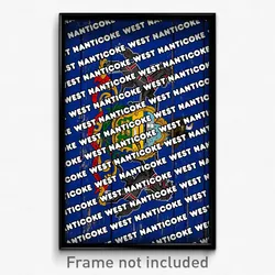 West Nanticoke Pennsylvania Poster (PA City Souvenir 11x17 Town Print)