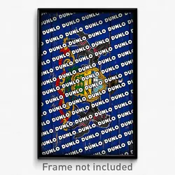Dunlo Pennsylvania Poster (PA City Souvenir 11x17 Town Print)