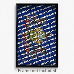 Wheatland Pennsylvania Poster (PA City Souvenir 11x17 Town Print)