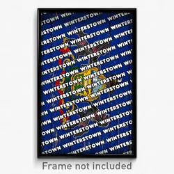 Winterstown Pennsylvania Poster (PA City Souvenir 11x17 Town Print)