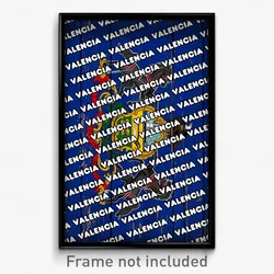 Valencia Pennsylvania Poster (PA City Souvenir 11x17 Town Print)